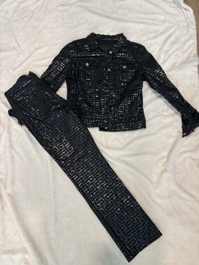 Vintage Guess women’s pants and jacket